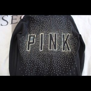 PINK BLING ZIP UP